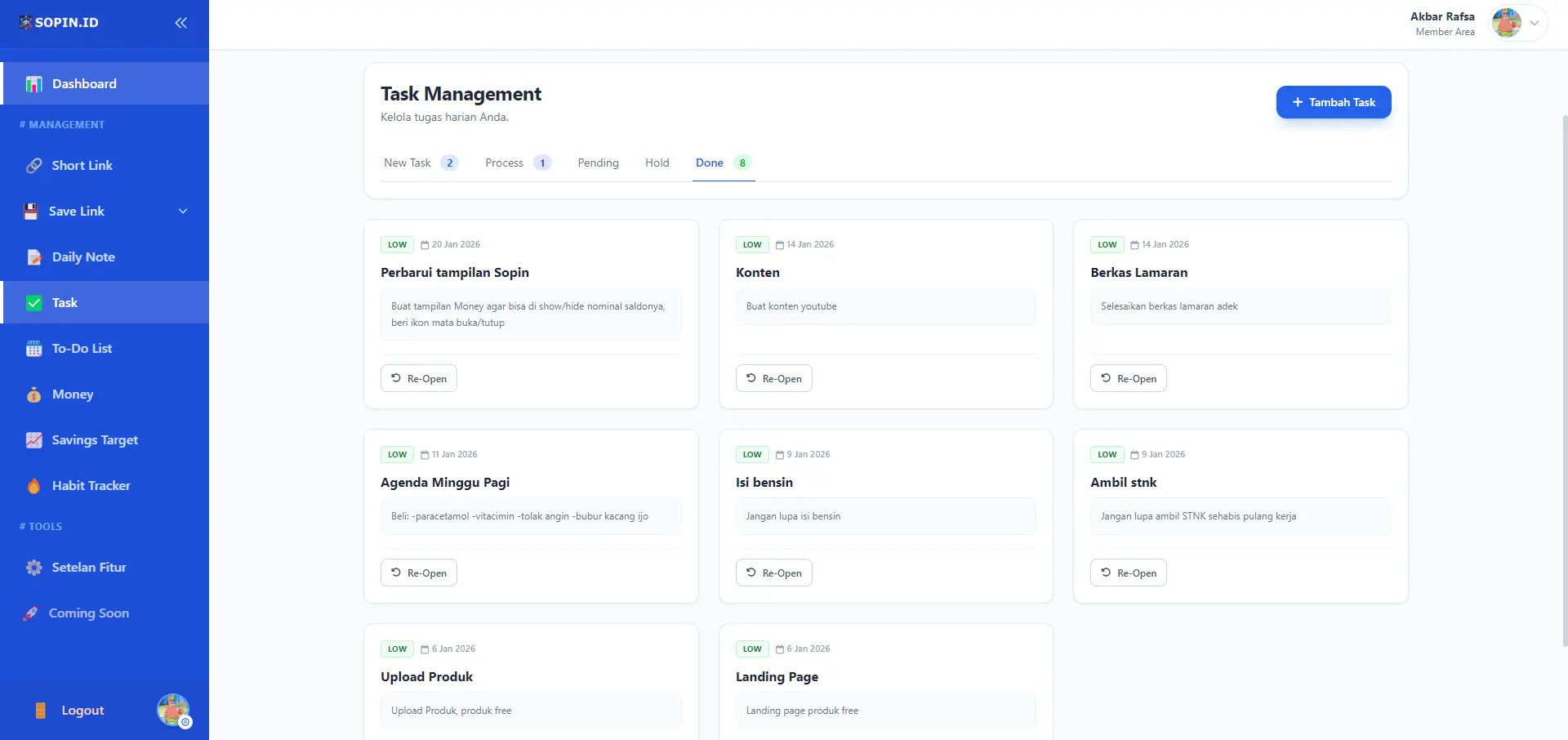 Aplikasi Task Management